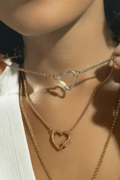 Marla Aaron Mixed Up Half And Half Chain Necklace | Thumbnail 3