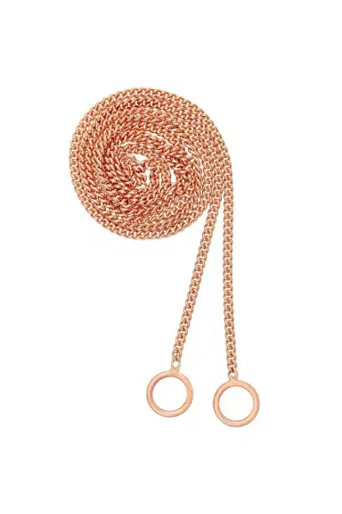 Marla Aaron Not So Heavy Curb Chain - Rose Gold - 16in | Thumbnail 1
