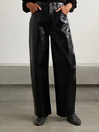 Citizens of Humanity Ayla Baggy Recycled-leather Wide-leg Pants | Thumbnail 3 Citizens of Humanity Ayla Baggy Recycled-leather Wide-leg Pants | Thumbnail 3