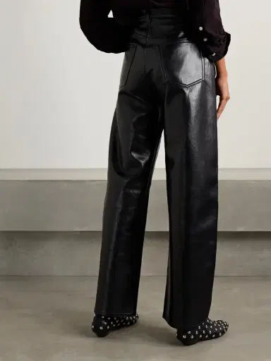 Citizens of Humanity Ayla Baggy Recycled-leather Wide-leg Pants | Thumbnail 4 Citizens of Humanity Ayla Baggy Recycled-leather Wide-leg Pants | Thumbnail 4