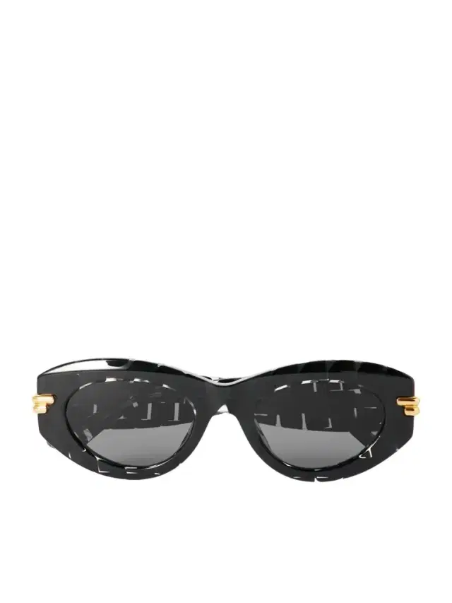Oval-frame Acetate Sunglasses