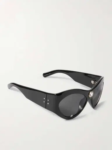 Saint Laurent Eyewear Esther Cat-eye Crystal-embellished Acetate Sunglasses | Thumbnail 3 Saint Laurent Eyewear Esther Cat-eye Crystal-embellished Acetate Sunglasses | Thumbnail 3