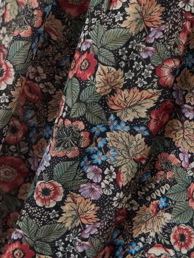 DÔEN Ischia Shirred Floral-print Organic Cotton-voile Midi Dress | Thumbnail 4 DÔEN Ischia Shirred Floral-print Organic Cotton-voile Midi Dress | Thumbnail 4