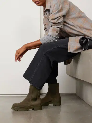 Gianvito Rossi Chester Suede Chelsea Boots | Thumbnail 2 Gianvito Rossi Chester Suede Chelsea Boots | Thumbnail 2
