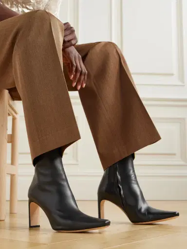 Staud Wally Leather Ankle Boots | Thumbnail 2