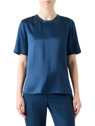 Akris Silk T-Shirt Blouse | Thumbnail 4 Akris Silk T-Shirt Blouse | Thumbnail 4