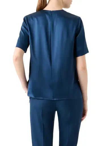 Akris Silk T-Shirt Blouse | Thumbnail 5 Akris Silk T-Shirt Blouse | Thumbnail 5