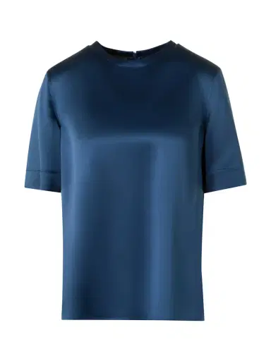 Akris Silk T-Shirt Blouse | Thumbnail 1 Akris Silk T-Shirt Blouse | Thumbnail 1