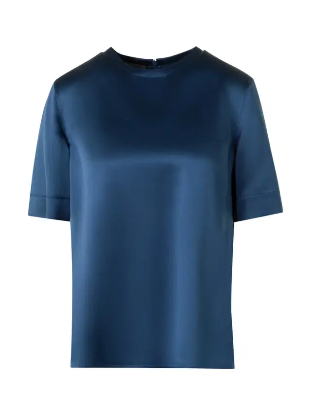 Silk T-Shirt Blouse