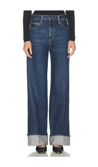 Frame The Cuffed Wide Jeans | Thumbnail 7