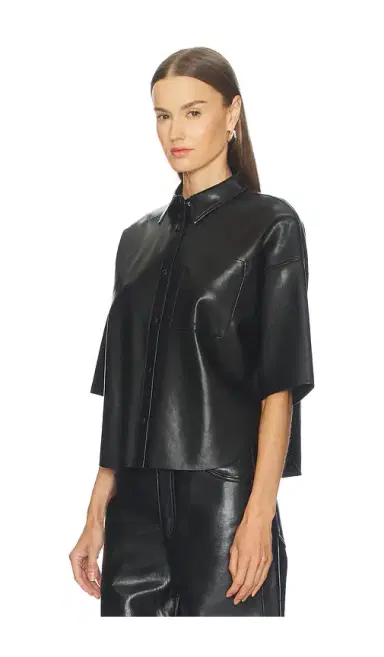Citizens of Humanity Frances Cropped Cape Button Up | Thumbnail 2 Citizens of Humanity Frances Cropped Cape Button Up | Thumbnail 2