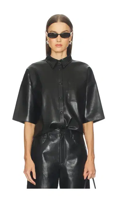 Citizens of Humanity Frances Cropped Cape Button Up | Thumbnail 1 Citizens of Humanity Frances Cropped Cape Button Up | Thumbnail 1