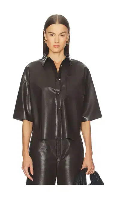 Citizens of Humanity Frances Cropped Cape Button Up | Thumbnail 1 Citizens of Humanity Frances Cropped Cape Button Up | Thumbnail 1