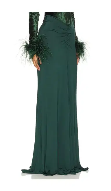 LaPointe Ruched Maxi Skirt | Thumbnail 2