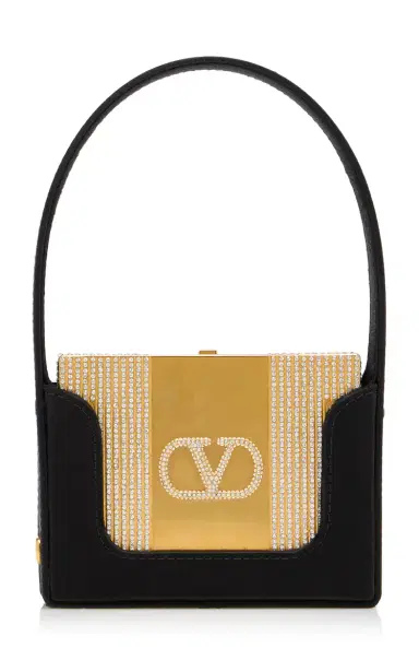 Valentino Garavani Minaudiere Mini Crystal-Embellished Bag | Thumbnail 1