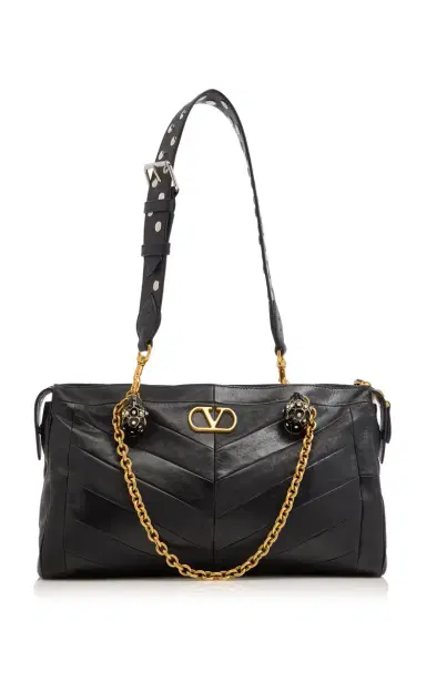 Valentino Garavani Panthea Medium Leather Tote Bag | Thumbnail 4