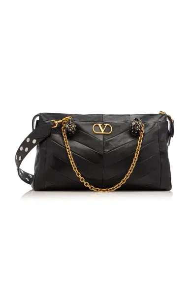 Valentino Garavani Panthea Medium Leather Tote Bag | Thumbnail 1