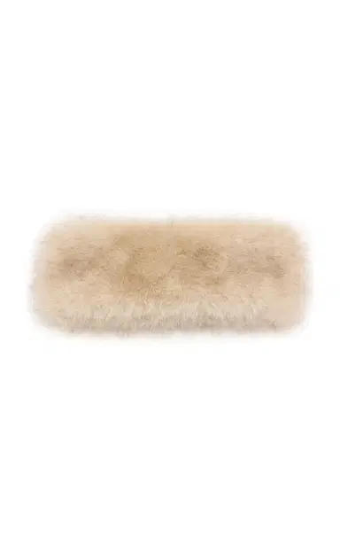 Valentino Garavani VLogo Faux-Fur Headband | Thumbnail 5