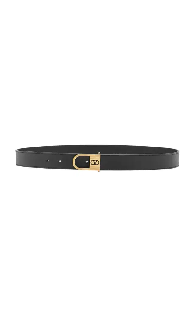 Valentino Garavani VLogo Signature Leather Belt