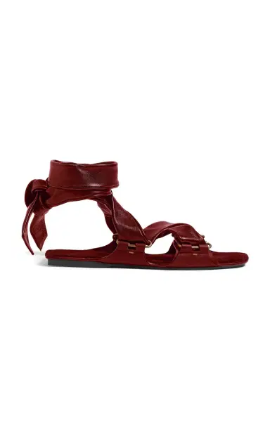 Khaite Boden Leather Sandals | Thumbnail 2 Khaite Boden Leather Sandals | Thumbnail 2