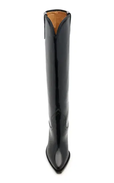 Isabel Marant Lomero Leather Knee Western Boots | Thumbnail 3