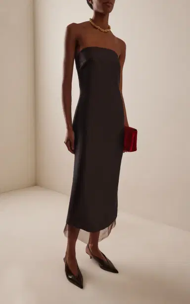 KALLMEYER Lizzy Silk Midi Dress | Thumbnail 2