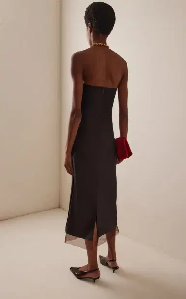 KALLMEYER Lizzy Silk Midi Dress | Thumbnail 4