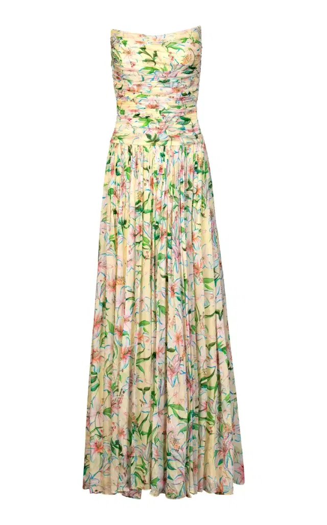 Yellow Lily Blossom Gown