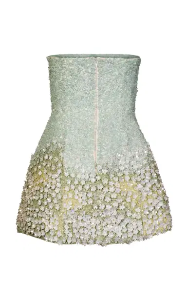 La Fuori Mystical Garden Embroided Mini Dress | Thumbnail 6