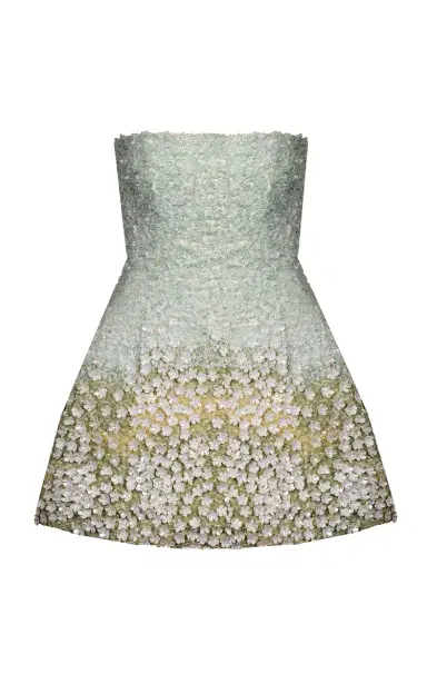 La Fuori Mystical Garden Embroided Mini Dress | Thumbnail 7