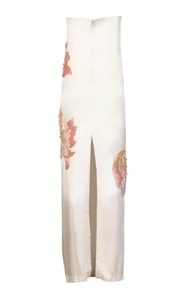 LA FUORI Rosebud-Embroidered Silk Maxi Dress | Thumbnail 6 LA FUORI Rosebud-Embroidered Silk Maxi Dress | Thumbnail 6