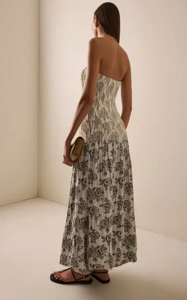 Kallmeyer Blanche Strapless Jacquard Maxi Gown | Thumbnail 4 Kallmeyer Blanche Strapless Jacquard Maxi Gown | Thumbnail 4
