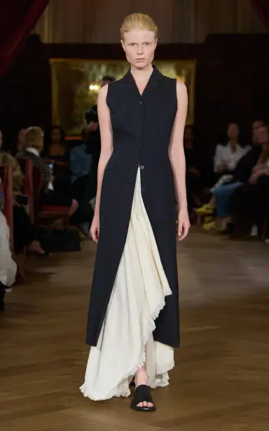 KALLMEYER Felicity Cotton-Blend Cascade Maxi Skirt | Thumbnail 2