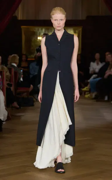 KALLMEYER Felicity Cotton-Blend Cascade Maxi Skirt | Thumbnail 4