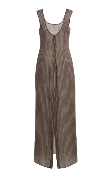 KALLMEYER Isadora Linen-Blend Gown | Thumbnail 4