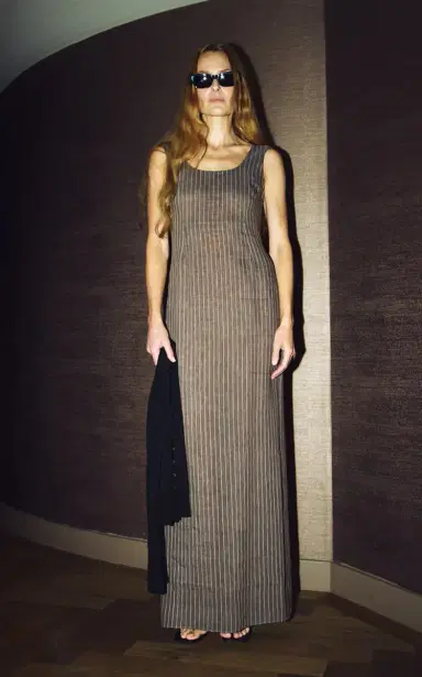 KALLMEYER Isadora Linen-Blend Gown | Thumbnail 7