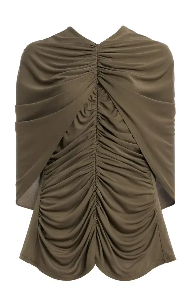 Emme Ruched Cape Top