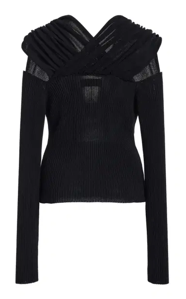 KALLMEYER Michele Cotton-Blend Cowl Neck Sweater | Thumbnail 4