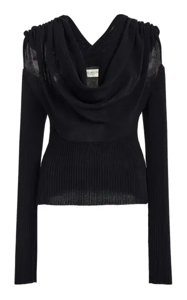 KALLMEYER Michele Cotton-Blend Cowl Neck Sweater | Thumbnail 1