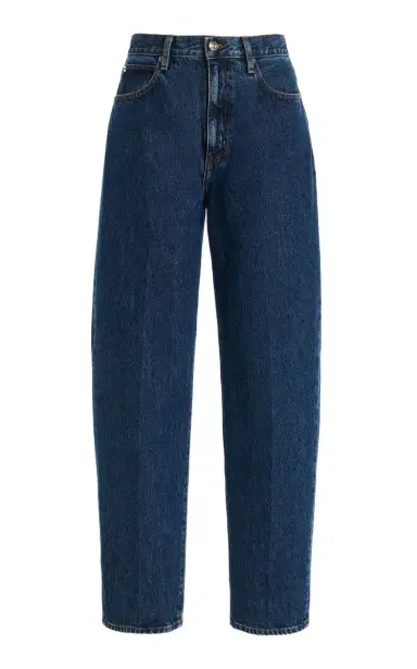 FRAME The Neat High-Rise Barrel-Leg Jeans | Thumbnail 1 FRAME The Neat High-Rise Barrel-Leg Jeans | Thumbnail 1