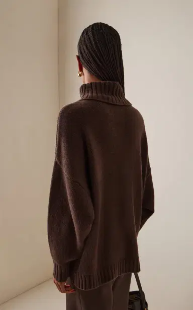 Jenni Kayne Porter Knit Cashmere Turtleneck Sweater | Thumbnail 4 Jenni Kayne Porter Knit Cashmere Turtleneck Sweater | Thumbnail 4