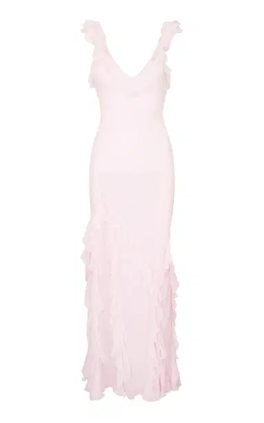LoveShackFancy Roseline Ruffled Maxi Dress | Thumbnail 1