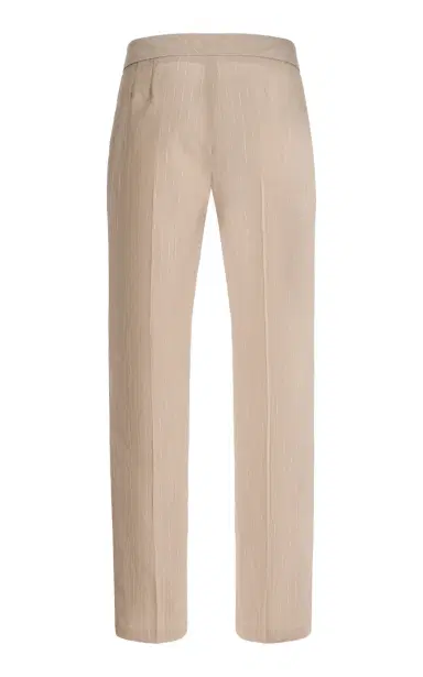 LaQuan Smith Low-Rise Cigarette Pants - Neutral | Thumbnail 6