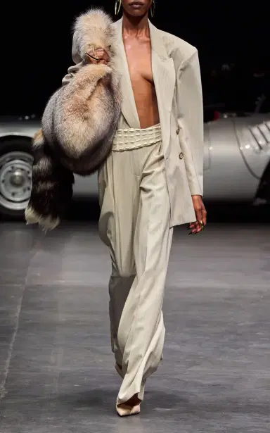 LaQuan Smith Tailored Double-Breasted Jacket | Thumbnail 2