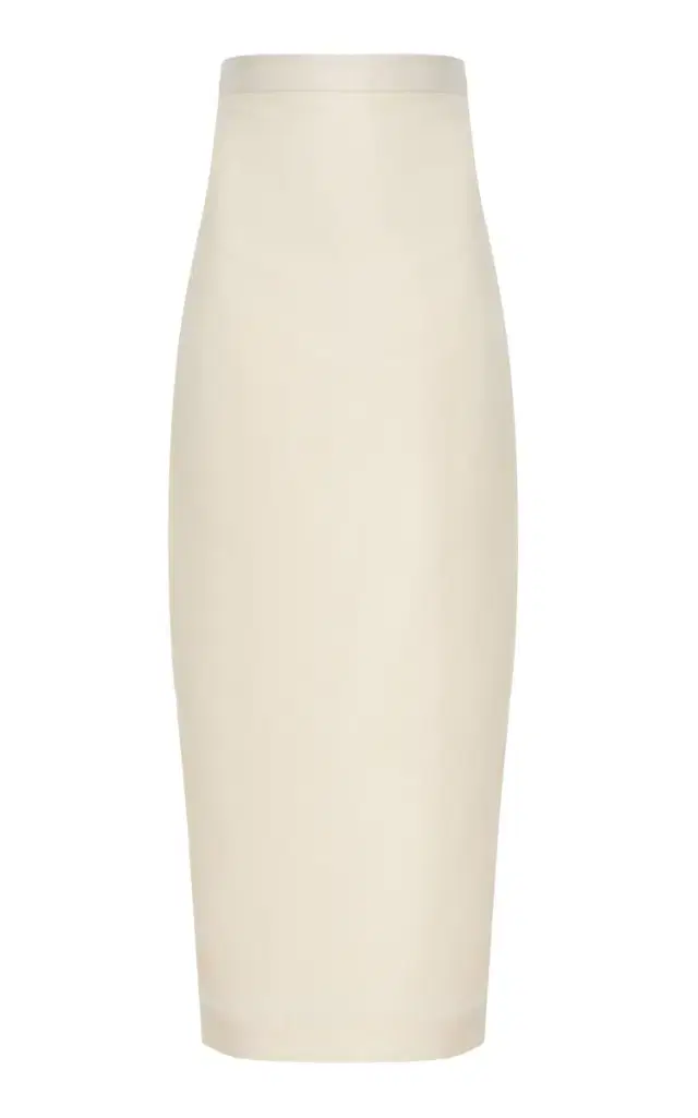 Olivia Wool-Blend Maxi Column Skirt