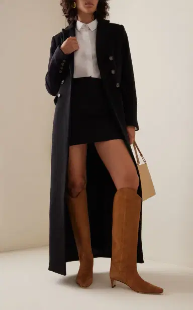 STAUD Wally Western Suede Knee Boots | Thumbnail 2 STAUD Wally Western Suede Knee Boots | Thumbnail 2