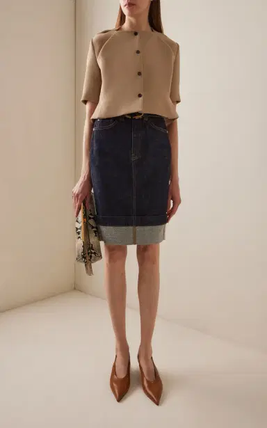Khaite Franc Crepe Peplum Jacket | Thumbnail 5 Khaite Franc Crepe Peplum Jacket | Thumbnail 5