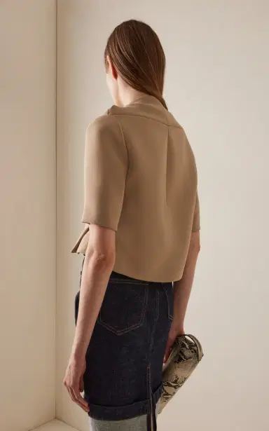 Khaite Franc Crepe Peplum Jacket | Thumbnail 6 Khaite Franc Crepe Peplum Jacket | Thumbnail 6