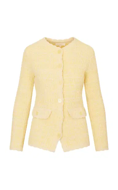 LoveShackFancy Gaililee Knit Cotton-Blend Cardigan | Thumbnail 1