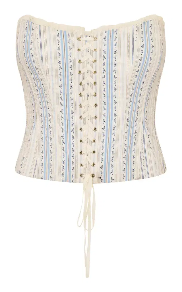 Bensen Knit Cotton Bustier